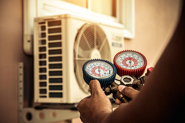 Professional Furnace Repair technician working in Pleasanton, KS